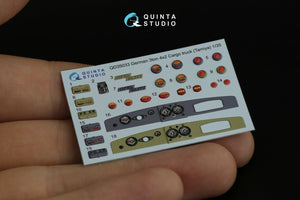 Quinta Studio QD35033 Opel Blitz 3D-Printed &amp;amp; colored Interior on decal paper (Tamiya) 1/35 – Bild 7