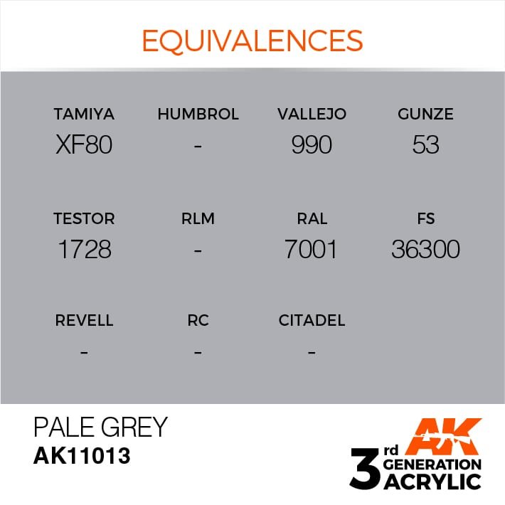 AK Interactive AK11013 Pale Gray 17ml – image 3