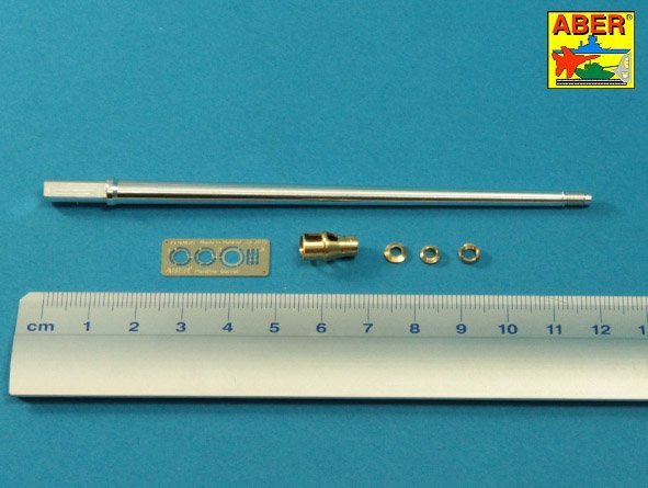 Aber 35L-245 7.5 cm barrel with muzzle brake for Panther Ausf.A (1/35) – image 2