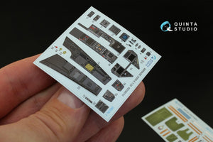 Quinta Studio QD32010 Mirage 2000-5 3D-Printed &amp;amp; colored Interior on decal paper (for Kitty Hawk kit) 1/32 – immagine 5