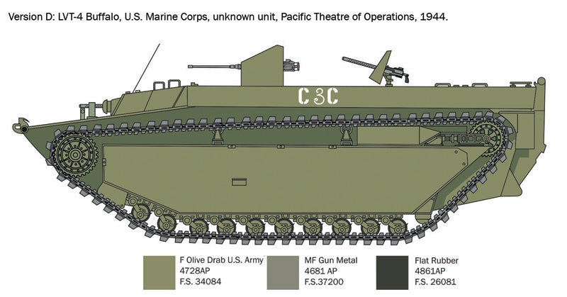 Italeri 6752 LVT-4 Water Buffalo (ETO) 1/35 – Bild 7