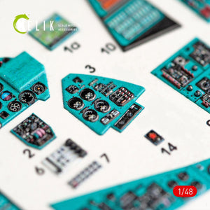KELIK K48024 MI-24P INTERIOR 3D DECALS FOR ZVEZDA KIT 1/48 – imagen 3