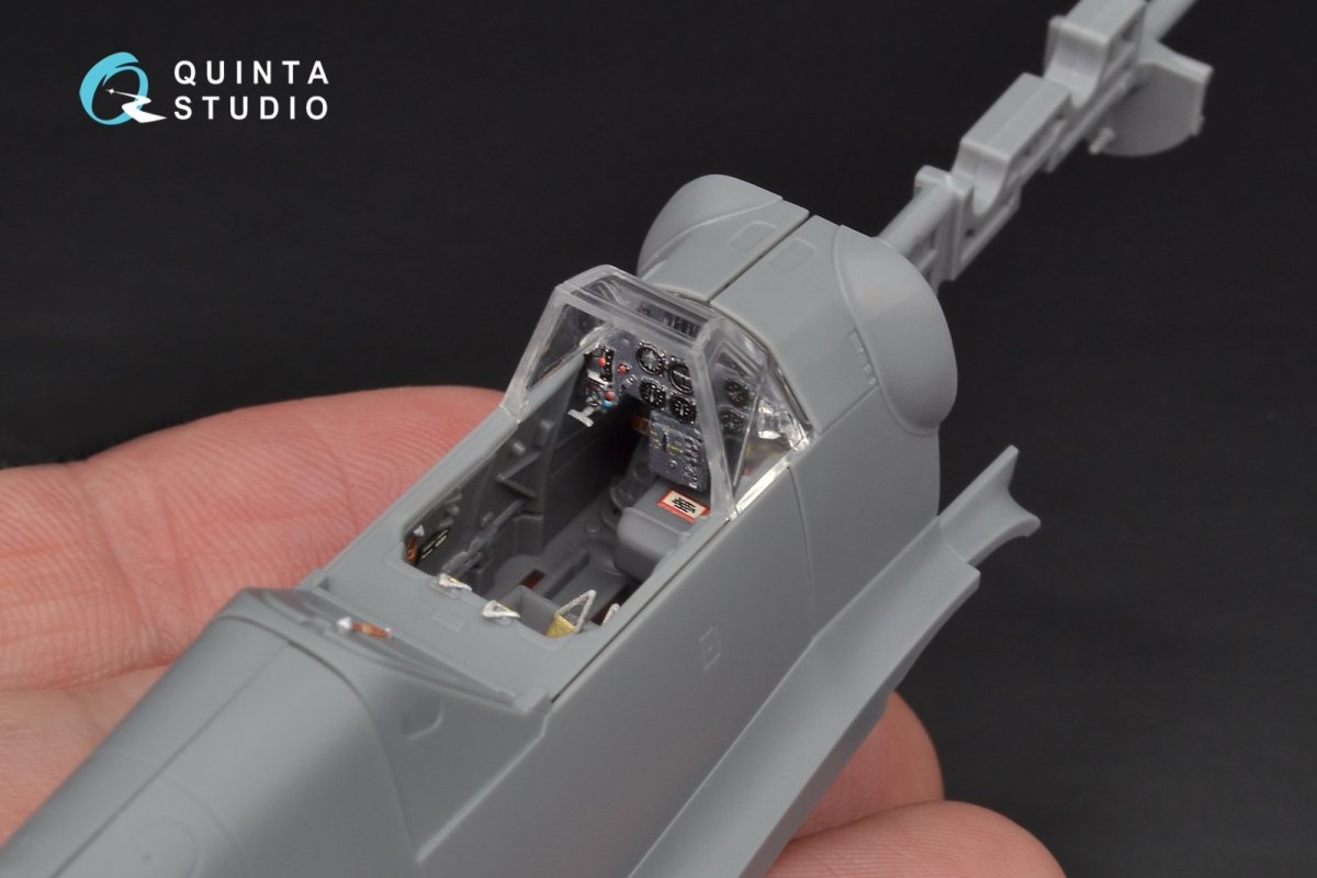 Quinta Studio QD48103 Bf 109G-6 3D-Printed &amp;amp; colored Interior on decal paper (for Tamiya kit) 1/48 – obrázek 5