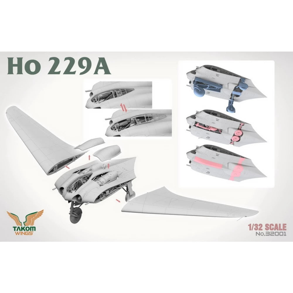Takom 32001 Ho 229A 1/32 – zdjęcie 3