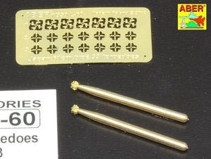 Aber 350L-60 Set of 6 Japan torpedoes 61cm Type 93 1/350 – Bild 4