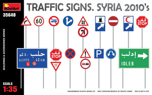 Miniart 35648 TRAFFIC SIGNS. SYRIA 2010&amp;#39;s 1/35