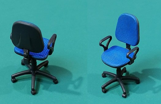 Chaise de bureau Eureka XXL E-058 1/35