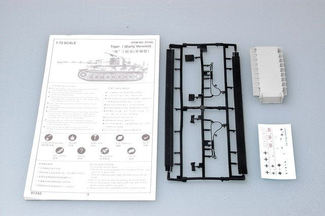 Trumpeter 07242 Tiger 1 tank(Early) 1/72 – Bild 3