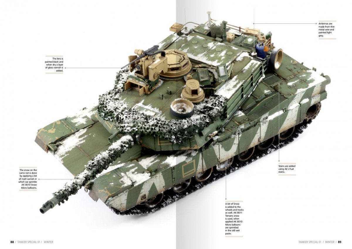 AK Interactive AK4842 TANKER TECHNIQUES MAGAZINE - SPECIAL WINTER (eng.) – immagine 2