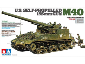 Tamiya 35351 U.S. Self-Propelled 155mm Gun M40 1/35 – zdjęcie 2