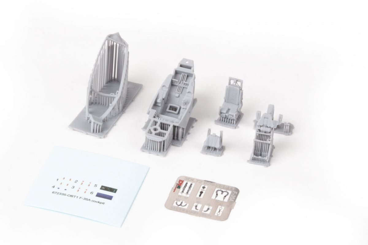 Eduard 672335 F-35A cockpit PRINT Tamiya 1/72