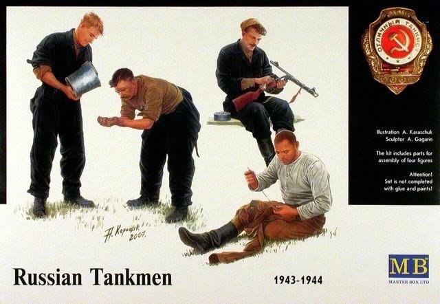 Master Box 3535 Russian tankmen, 1943-1944 1/35