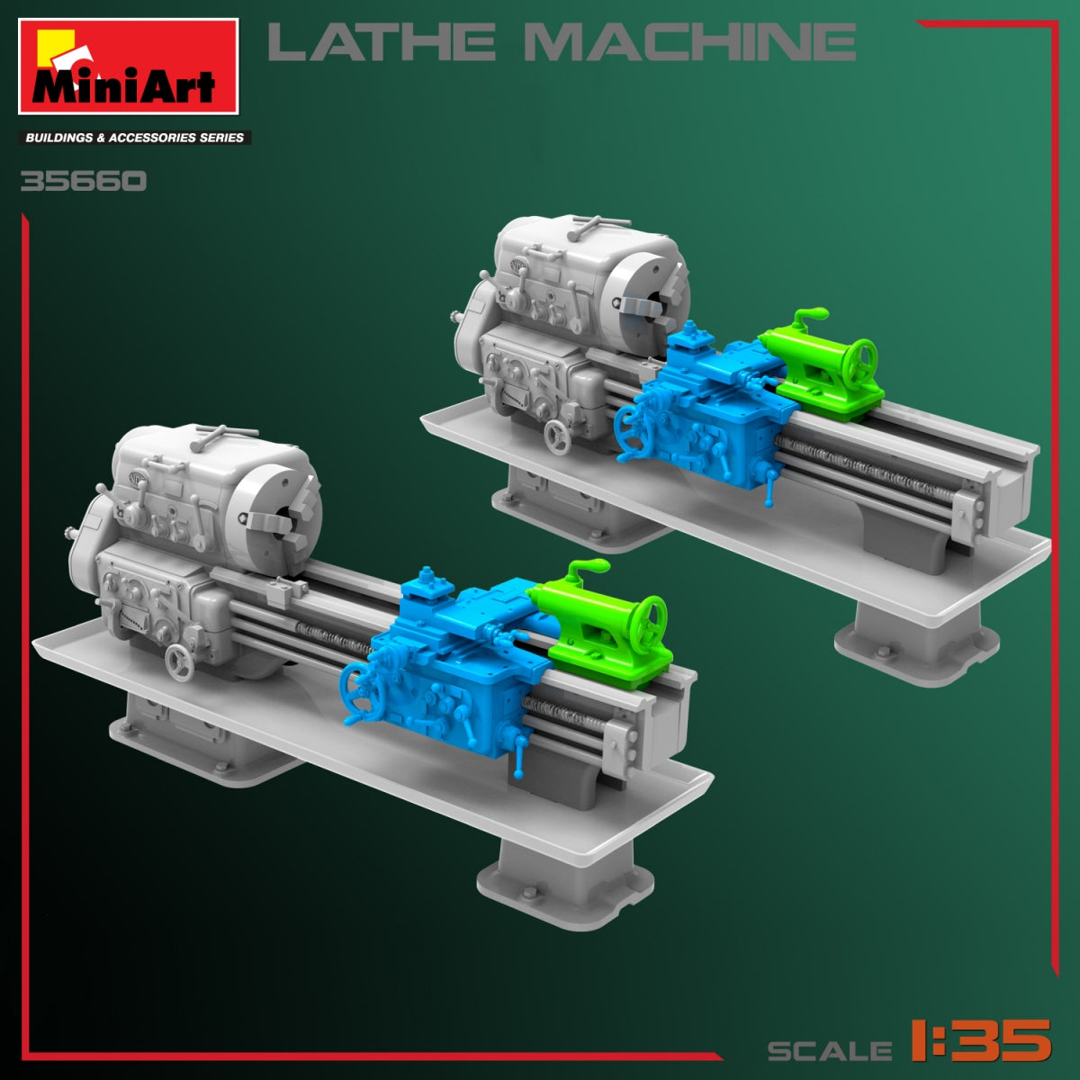 MiniArt 35660 LATHE MACHINE 1/35 – obrázek 6