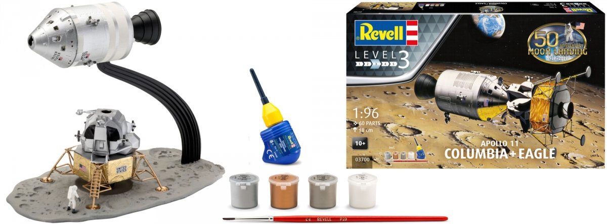 Revell 03700 Apollo 11 Columbia-Eagle 1/96 – image 3