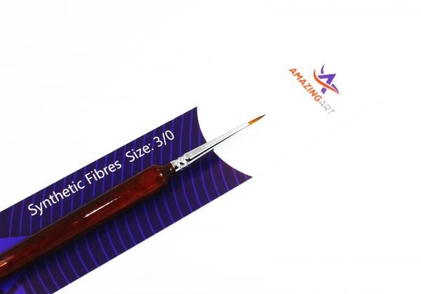 Amazing Art 13210 Synthetic Round Brush 3/0