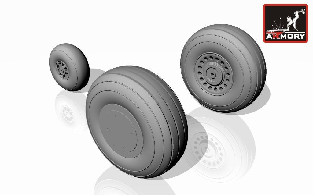 Armory Models AW72301 A-20A Boston wheels, early 1/72 – image 5