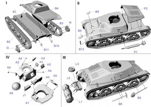 First To Fight PL086 - Pz.38(t) Ausf.B 1/72 – obrázek 3