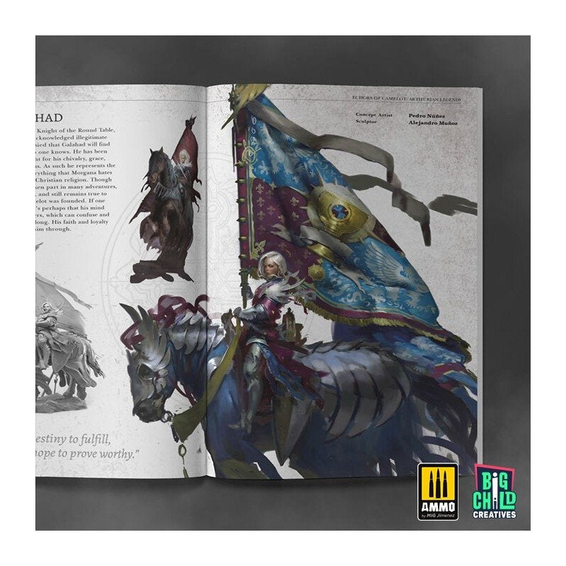 Ammo of Mig BCECLI002 Echoes of Camelot Artbook and Painting Guide – obrázek 3