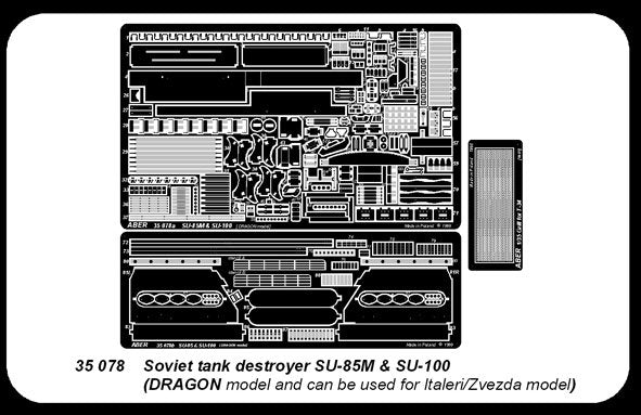 Aber 35078 SU-85 and SU-100 (DRA) 1/35 – image 3