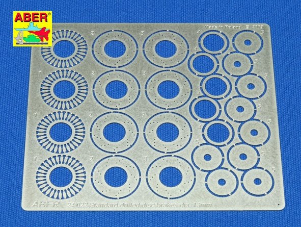Aber 24022 Standard Drilled Brake Discs 13mm (1/24)