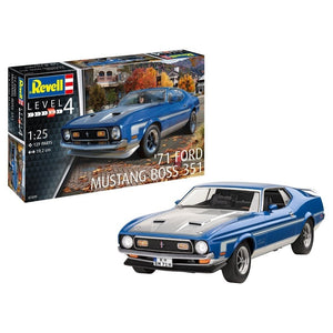 Revell 67699 &amp;#39;71 Mustang Boss 351 Maquette à l&amp;#39;échelle 1/25