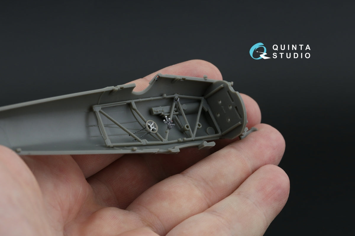 Quinta Studio QD48502 Bristol Bulldog Mk.II 3D-Printed colored Interior on decal paper (Airfix) 1/48 – image 8