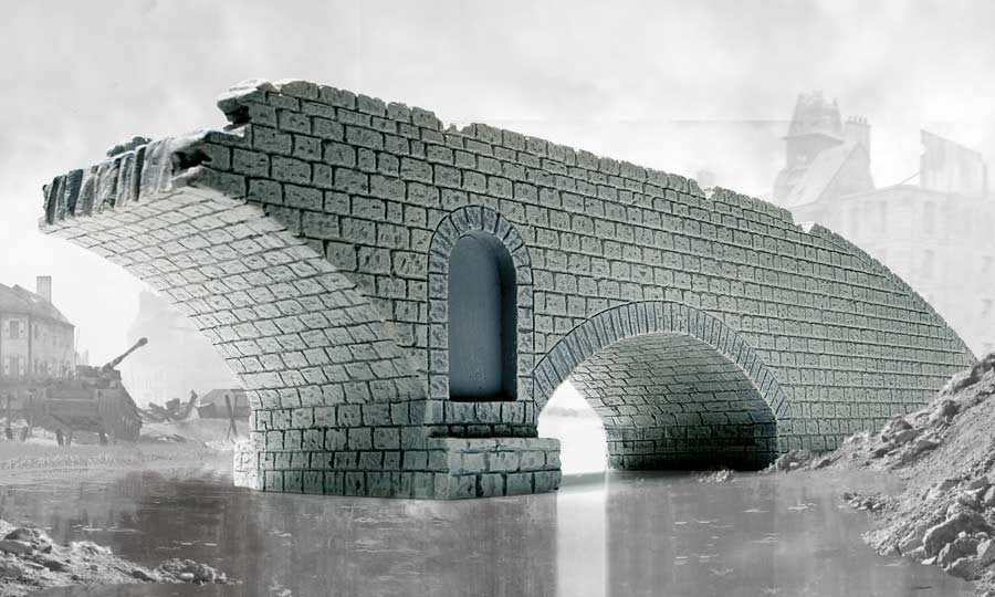 Airfix 75012 Narrow Road Bridge - Broken Span 1/72 – image 2