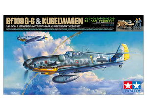 Tamiya 25204 Messerschmitt Bf109 G-6 &amp;amp; Kübelwagen Type 82 Set 1/48 – obrázek 2