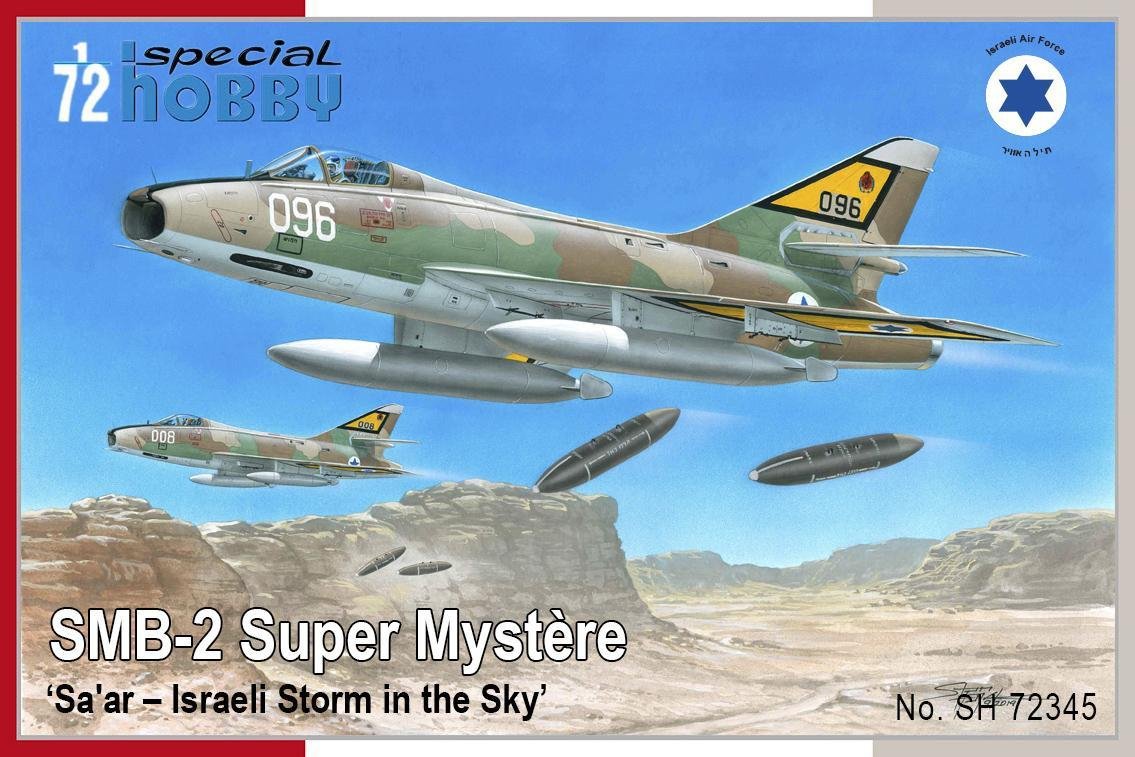 Special Hobby 72345 SMB-2 Super Mystère &amp;#39;Sa&amp;#39;ar – Israeli Storm in the Sky&amp;#39; 1/72