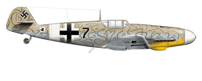 Kagero 15034 Messerschmitt Bf 109s over the Mediterranean Part I (decals) EN/PL – imagen 2