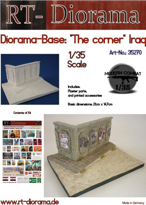 RT-Diorama 35270 Diorama-Base: &amp;quot;The corner&amp;quot; (Iraq) 1/35