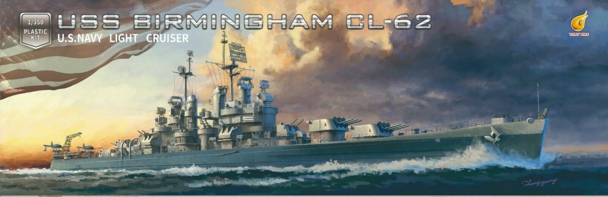 Very Fire VF350921 US Navy Light Cruiser USS Birmingham CL-62 1/350
