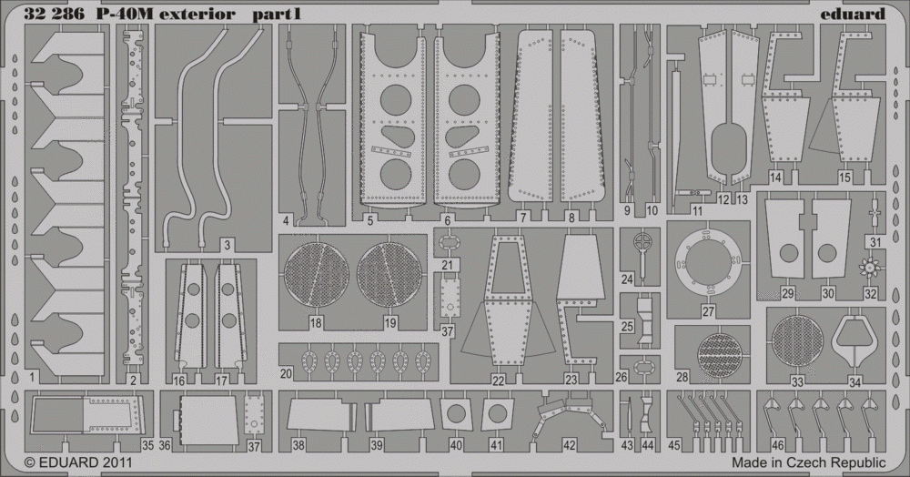 Eduard 32286 P-40M exterior HASEGAWA 1/32 – image 2