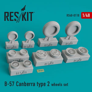 RESKIT RS48-0118 B-57 Canberra type 2 wheels set 1/48