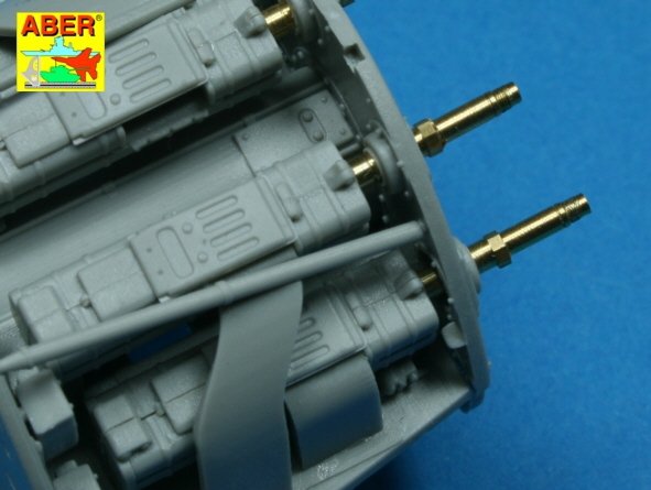 Aber A32010 Set of 2 barrels for German aircraft 30mm machine cannons MK 108 with blast tube 1/32 – image 5