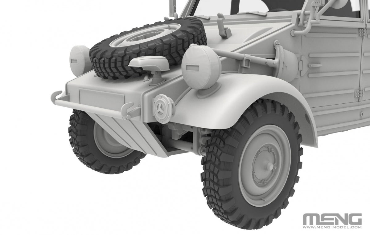 Meng Model VS-016 German Pkw.K1 Kubelwagen Type 82 (Eastern Front) 1/35 – Bild 12
