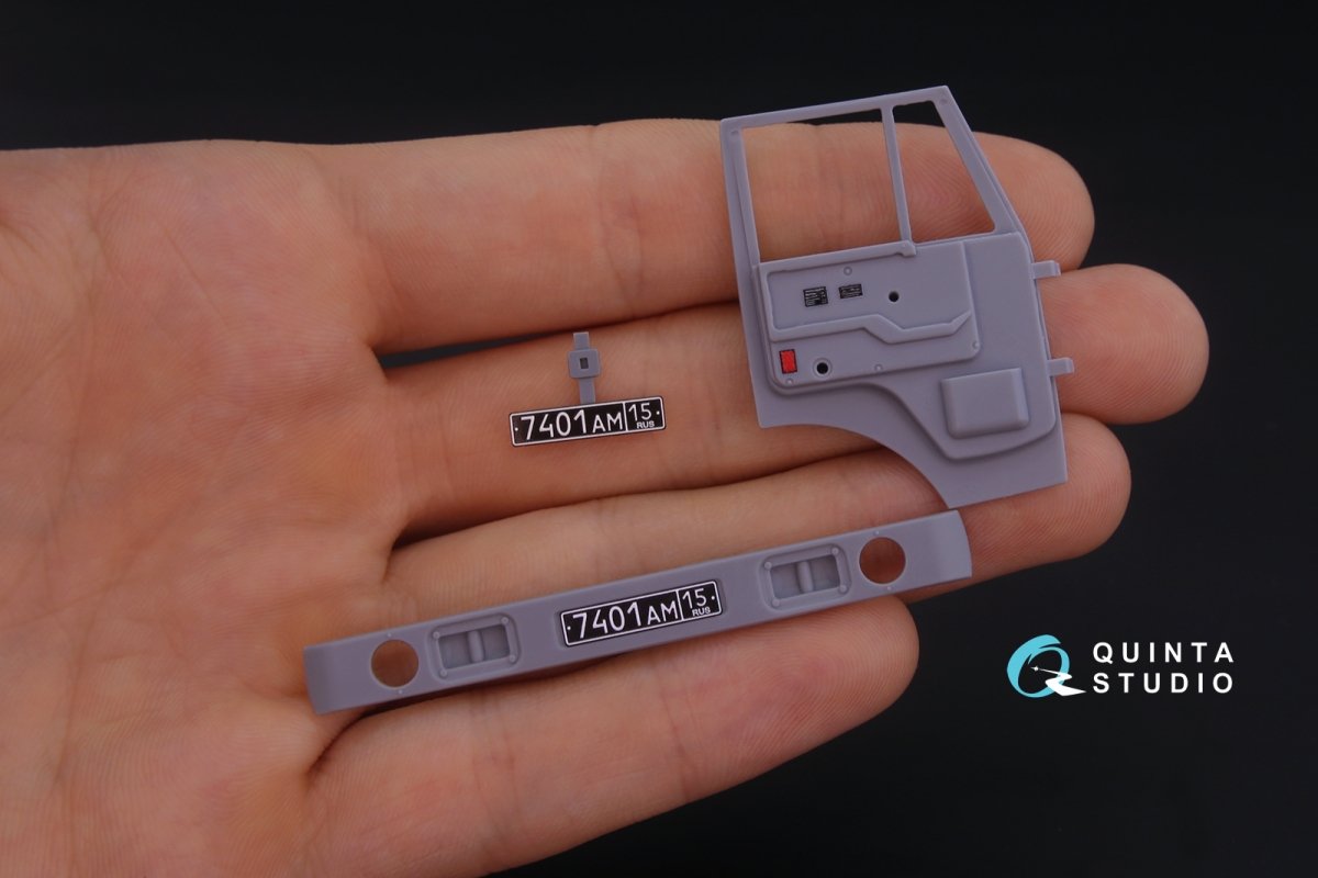 Quinta Studio QD35017 KAMAZ 4310 3D-Printed &amp;amp; colored Interior on decal paper (for ICM kit) 1/35 – immagine 7