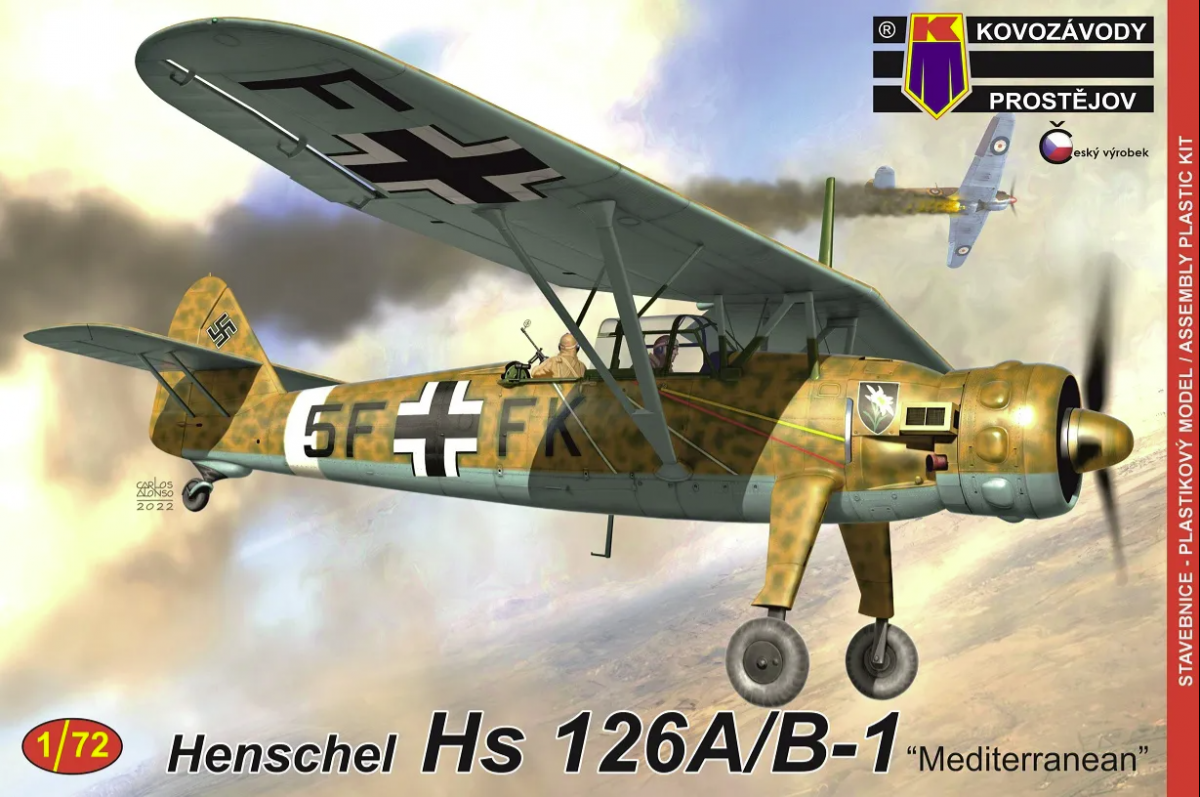 Kovozavody Prostejov KPM0337 Henschel Hs 126B-1 "Mediterranean" 1/72
