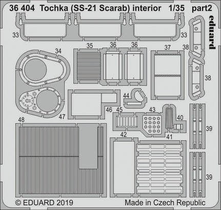 Eduard 36404 Tochka (SS-21 Scarab) interior 1/35 HOBBY BOSS – Bild 2