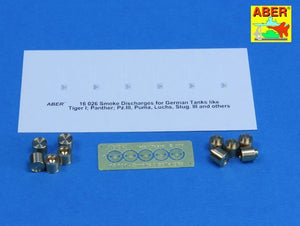 Aber 16101 Smoke Discharges for rear five grenade racks 1/16