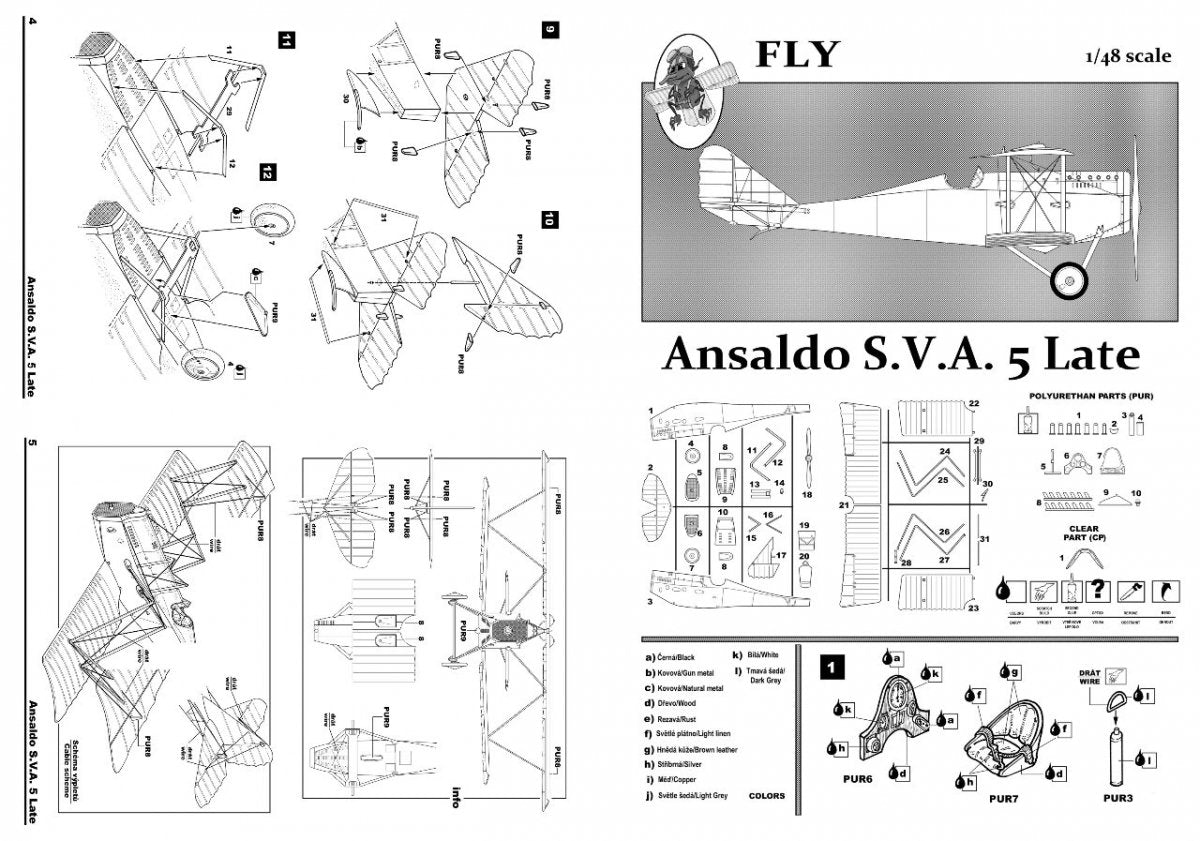 Fly 48007 ANSALDO SVA5 LATE 1/48 – obrázek 6
