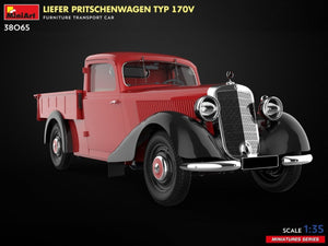 MiniArt 38065 LIEFER PRITSCHENWAGEN TYPE 170V. FURNITURE TRANSPORT CAR 1/35 – image 8