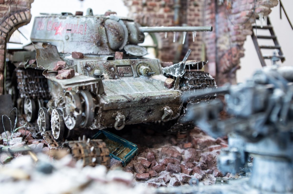 RT-Diorama 35303 Diorama-Base: &amp;quot;Stalingrad tractor factory&amp;quot; 1/35 – Bild 7