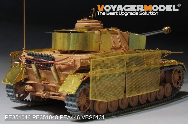Voyager Model PEA446 WWII German Pz.Kpfw.IV Ausf.J &amp;quot;Thoma shields&amp;quot; wire mesh schürzen (Last Production) (For RFM 5033) 1/35 – obrázek 2