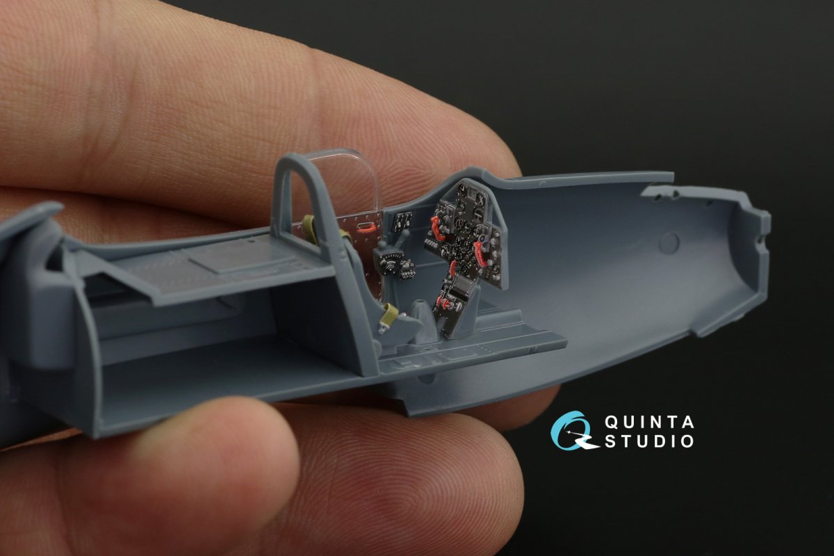 Quinta Studio QD48247 P-39 3D-Printed &amp;amp; colored Interior on decal paper (Eduard) 1/48 – image 6