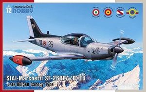 Special Hobby 72433 SIAI-Marchetti SF-260 EA/D/EU &amp;#39;Late Bulged Canopy Type&amp;#39; 1/72