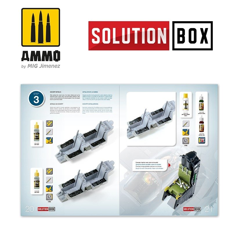 AMMO of Mig Jimenez 6509 How To Paint USAF Navy Gray Fighters Solution Book – image 2