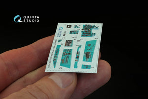 Quinta Studio QD48077 MiG-21PFM 3D-Printed &amp;amp; colored Interior on decal paper (for Eduard kit) 1/48 – image 4