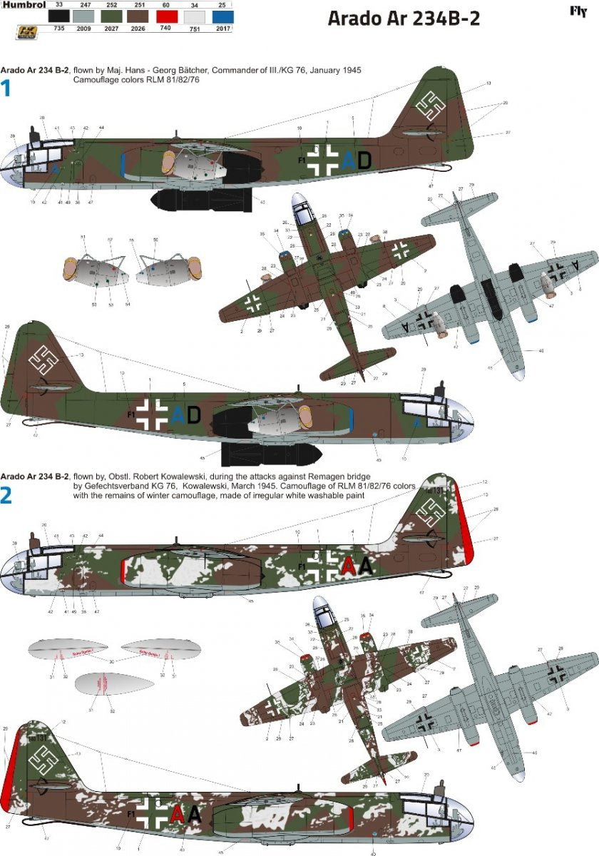 Fly 32025 Arado Ar 234 B-2/S3 1/32 – image 3