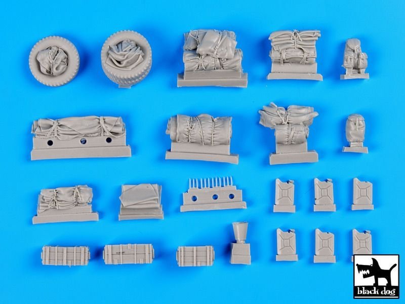 Black Dog T35104 Sd Kfz 263 accessories set 1/35 – Bild 6